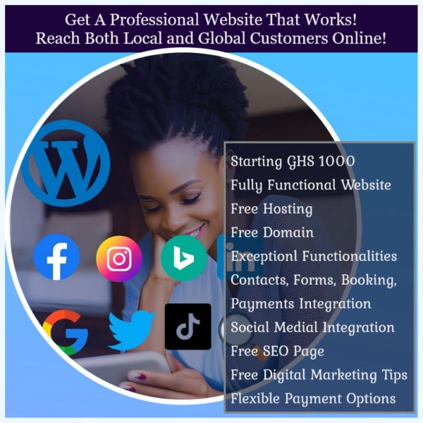 professional website designer in ghana BuiltFound. Web Design In Ghana. Best Packages