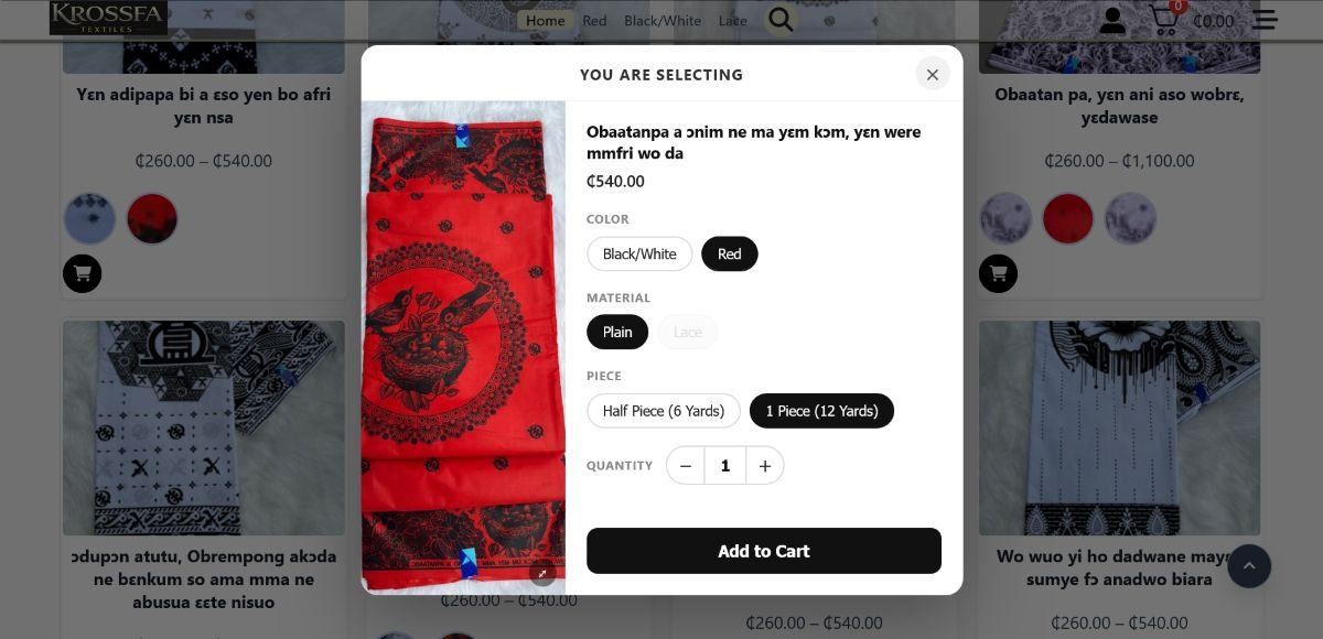 online store development Accra, Ghana