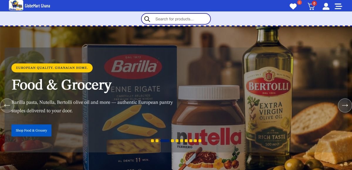 eCommerce online store website design Accra, Ghana